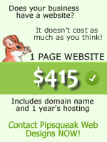 Websites by Pipsqueak Web Designs